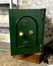 Vintage metal safe for sale  BOLTON
