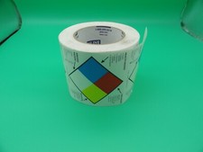 Rolo adesivo de etiqueta ULINE RIGHT TO KNOW 4"x4" comprar usado  Enviando para Brazil