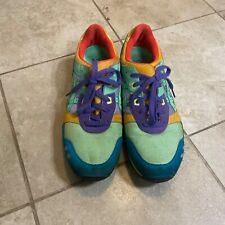 Tênis de treinamento Asics Gel Lyte pacote com 3 dias masculino tamanho 11.5 1201A429 verde multicolorido comprar usado  Enviando para Brazil