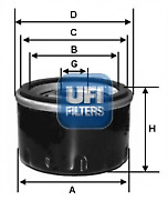Ufi 23.257.00 oil for sale  COLCHESTER