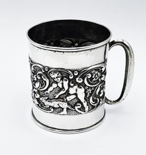 Silver christening mug for sale  SALISBURY