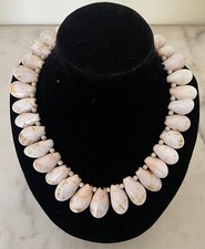 Collana vintage conchiglie usato  Roma