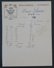 Invoice 1926 bakery d'occasion  Expédié en Belgium