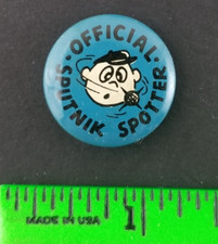 Pinback vintage 1950 Sputnik Spotter comprar usado  Enviando para Brazil