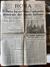 Raro giornale roma usato  Ariccia