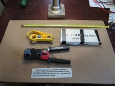 JENSEN 600-360 RJ45 CRIMPER PLUS SARGENT TOOLS 8740 ES TIRA FÁCIL RG6/59 BOM comprar usado  Enviando para Brazil