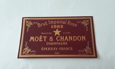 Grande étiquette champagne d'occasion  Vandières