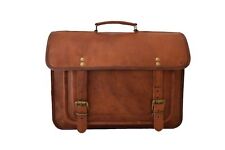 Usado,  Bolsa de ombro de couro para laptop maleta carteiro masculina feminina comprar usado  Enviando para Brazil