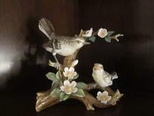 Estatueta rara Maruri 7" porcelana pássaro cantor serenata pássaros zombadores rosa pradaria comprar usado  Enviando para Brazil