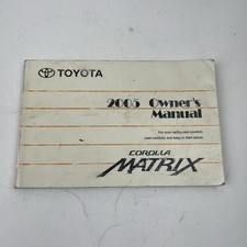 Toyota Corolla Matrix manual do proprietário 2005 comprar usado  Enviando para Brazil
