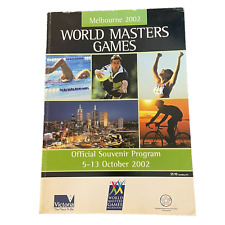 World Masters Games Melbourne 2002 programa de recuerdos deportes coleccionables segunda mano  Embacar hacia Argentina