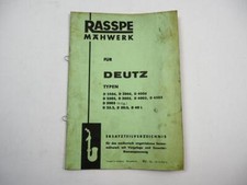 Rasspe mähwerk deutz gebraucht kaufen  Merseburg