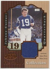 Camiseta usada em jogos 2000 Leaf Certified JOHNNY UNITAS Heritage collection #042/100 comprar usado  Enviando para Brazil