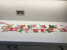 Merry christmas felt for sale  COLCHESTER