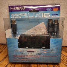 Cabo de interface USB MIDI não usado YAMAHA UX16 cabo PC adaptador Mac compatível RÁPIDO comprar usado  Enviando para Brazil