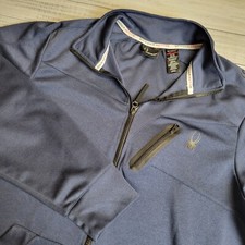 Jaqueta Spyder Active Masculina XL Azul Marinho Pro Web Zíper Completo Exterior Leve, usado comprar usado  Enviando para Brazil