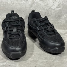 Tênis de dança Capezio preto sola dividida DS11 infantil tamanho 2, usado comprar usado  Enviando para Brazil
