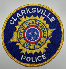 Clarksville police patch for sale  Newport