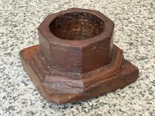 Vecchio Vintage Raro Ricco Colore Fatto a Mano IN Legno Multiuso Ciotola Pentola comprar usado  Enviando para Brazil