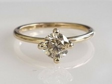 Anello solitario diamante usato  Carrara