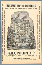 1896 PATEK PHILIPPE Antigo ANÚNCIO IMPRESSO Anúncio Vintage GENEBRA SUÍÇA comprar usado  Enviando para Brazil