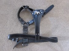 Black leather dog for sale  CARTERTON