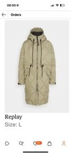 Womens replay coat for sale  NEWCASTLE UPON TYNE