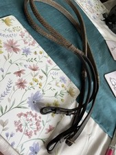 Rubber reins brown for sale  MONTGOMERY