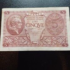 Banconota italiana luogotenenz usato  Riolo Terme