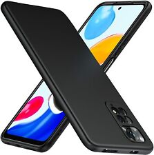 Hülle für Xiaomi Redmi Note 11 / 11S Schwarz Matt Silikon Schutz Handyhülle Slim comprar usado  Enviando para Brazil