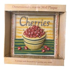 Cherries ceramic tile d'occasion  Expédié en Belgium