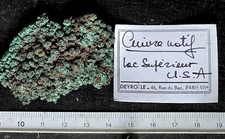 Cuivre natif michigan d'occasion  Razès