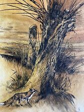 Fuchs wildnis aquarell gebraucht kaufen  Strausberg-Umland