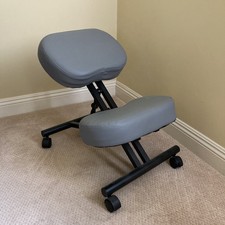 Usado, Cadeira Ajoelhada Ergonômica Dragonn – Couro Sintético Cinza – Assento de Altura Ajustável comprar usado  Enviando para Brazil