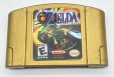 RPG Zelda Majora's Mask N64 autêntico holográfico dourado etiqueta de colecionador comprar usado  Enviando para Brazil