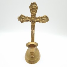 Vintage brass crucifix for sale  BEXHILL-ON-SEA