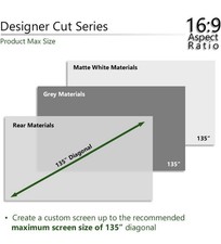Elite screens 135 for sale  Columbus