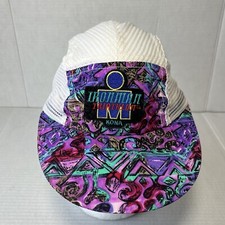 Chapéu de ciclismo vintage Iron Man triatlo Kona malha boné floral Snapback feito nos EUA comprar usado  Enviando para Brazil