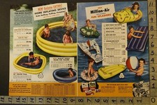 1954MILLION-AIR PISCINA INFLÁVEL ESPORTE LONE RANGER PRATA STIRLING 2pg TOY ADTU60 comprar usado  Enviando para Brazil