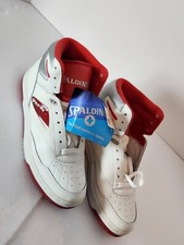 Tênis de basquete vintage Spalding Hi Top tamanho 8.5 ainda marcado sem caixa anos 80/90 comprar usado  Enviando para Brazil