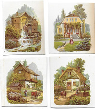 Antique chromos cut d'occasion  Expédié en Belgium