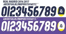 Conjunto de nome e número para futebol americano em casa/fora do Real Madrid La Liga 2016/2017, usado comprar usado  Enviando para Brazil