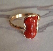 Anello vero corallo usato  Ercolano
