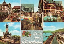 Rüdesheim - Hesja -Niemcy, pocztówka wybiegła 1973, używany na sprzedaż  Wysyłka do Poland