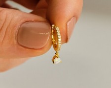 Exclusivo Welo Etiopía Ópalo Pendientes de Aro Mujeres Gema Bali Delicado Joya comprar usado  Enviando para Brazil