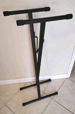 Suporte para piano metal preto expande para teclado elétrico Yamaha tamanho completo , usado comprar usado  Enviando para Brazil