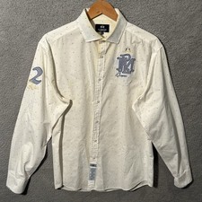 Camisa social masculina bordada logotipo La Martina Buenos Aires GG branca comprar usado Camisa social masculina bordada logotipo La Martina Buenos Aires GG branca comprar usado  Enviando para Brazil