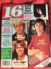 Usado, 16 MAGAZINE MARCH 1981 KISS ERIC CARR SCOTT BAIO JOHN SCHNEIDER STYX' TOMMY RARE comprar usado  Enviando para Brazil