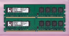 Kit de memória RAM 2GB 2x1GB KINGSTON FQ453-80003 DDR2-800 PC2-6400 240 pinos desktop comprar usado  Enviando para Brazil