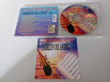 Fabrizio andre rarissimo usato  Genova